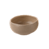 Natural yellow enamel round bowl