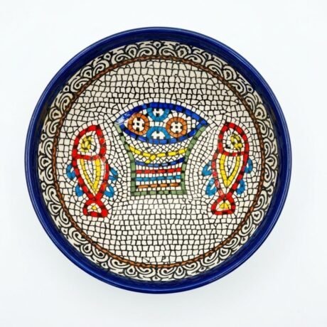 Mosaic Tabka 15cm hand-painted ceramic bowl